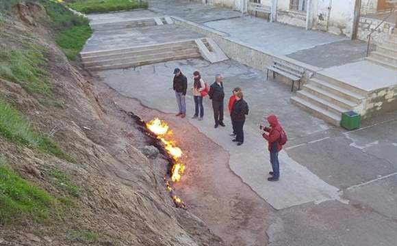 جبل النار في اذربيجان